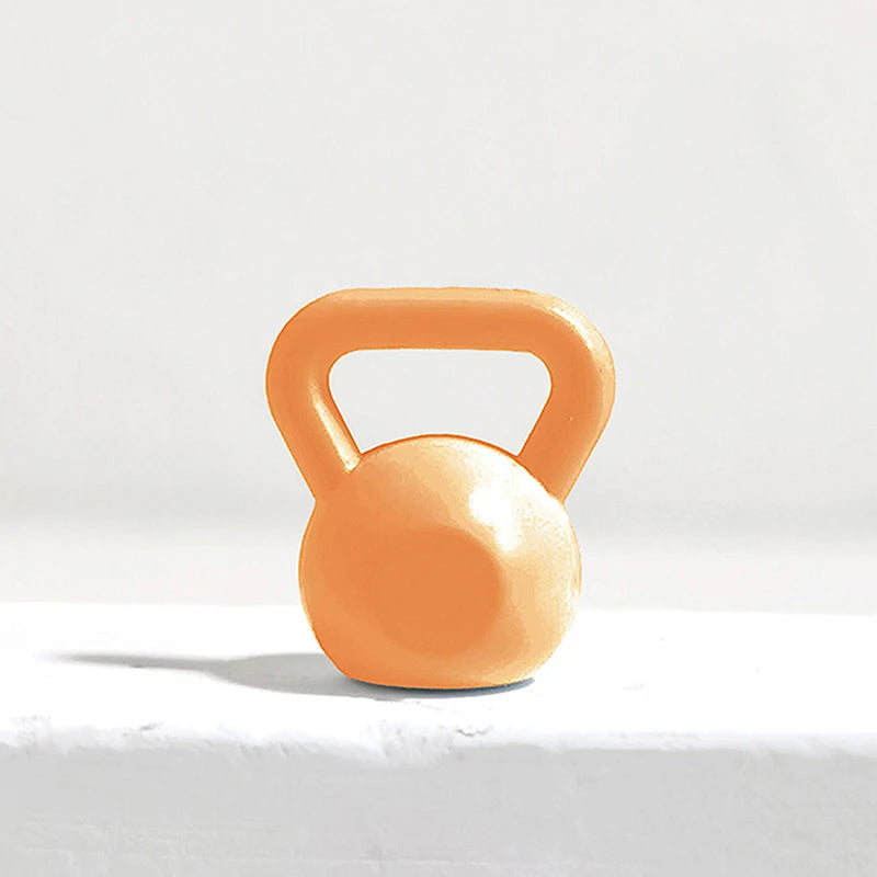 1Pcs Dollhouse Miniature Barbell Dumbbells Miniature Toy Model Fitness Mini Dumbbells Weights Lifting Equipment Accessories