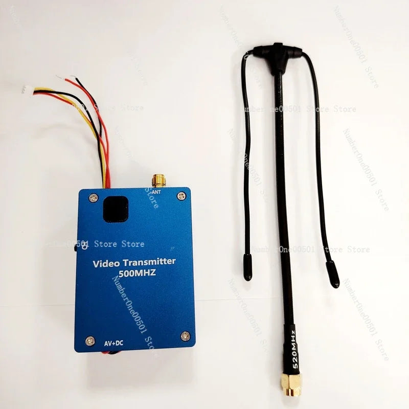 Wireless image transmission low-frequency 500MHz signal transmitter, video receiver, crossover machine, 8-channel wireless