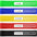 Resistance Bands for Working Out Elastic Exercice Loop Band for Pilates Yoga Starter Set of 5 for Booty Legs Stretch Flexbands