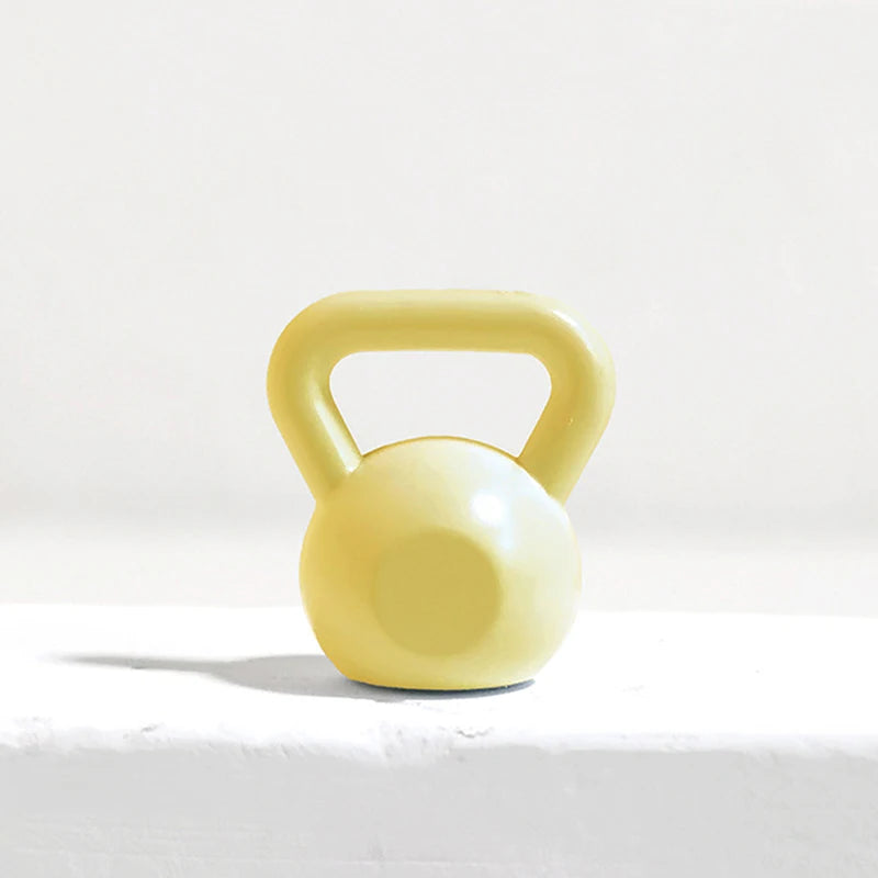 1Pcs Dollhouse Miniature Barbell Dumbbells Miniature Toy Model Fitness Mini Dumbbells Weights Lifting Equipment Accessories