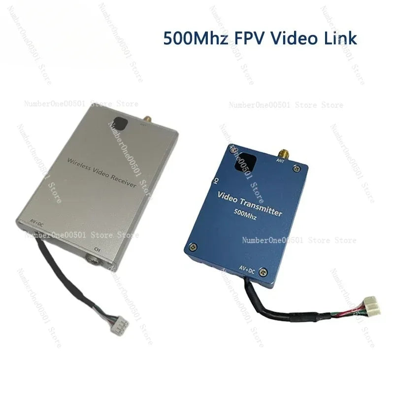 Wireless image transmission low-frequency 500MHz signal transmitter, video receiver, crossover machine, 8-channel wireless